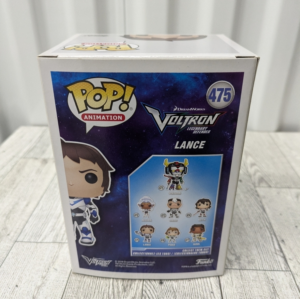 Funko Pop! 475 Animation Voltron Lance Figure - Blue and White - Picture 5 of 6